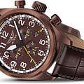 Aviator Aviator Airacobra P45 Chrono V.2.25.8.172.4 мужские часы коричневый циферблат на запястье